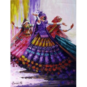 Bandah Ali, 24 x 18 Inch, Acrylic on Canvas, Figurative-Painting, AC-BNA-095